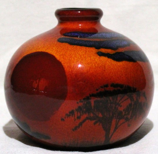 Hand-thrown Bud Vase - Studio Poole African Sky