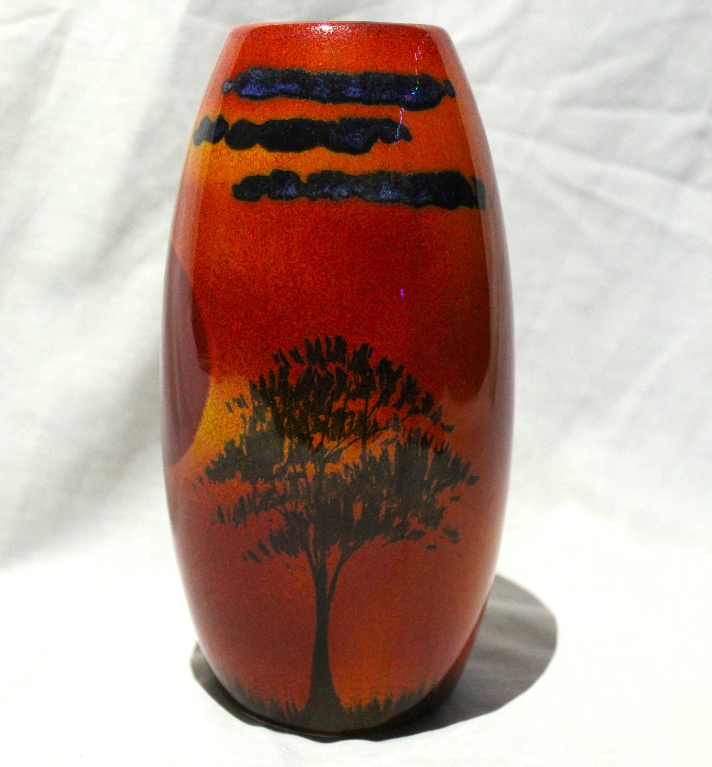 Torpedo Vase - Studio Poole African Sky