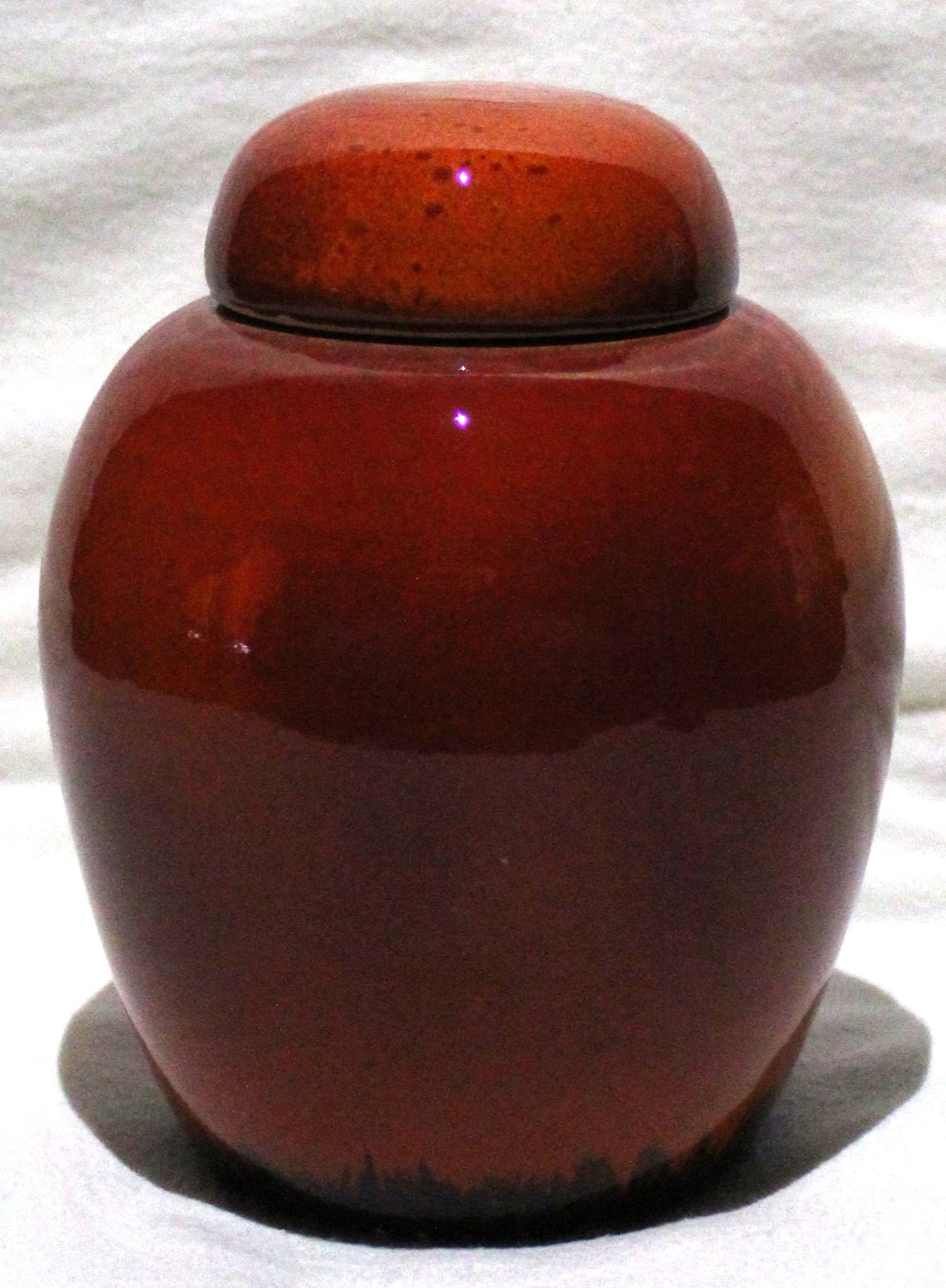 Hand-thrown, medium Ginger jar/Vase - African Sky design