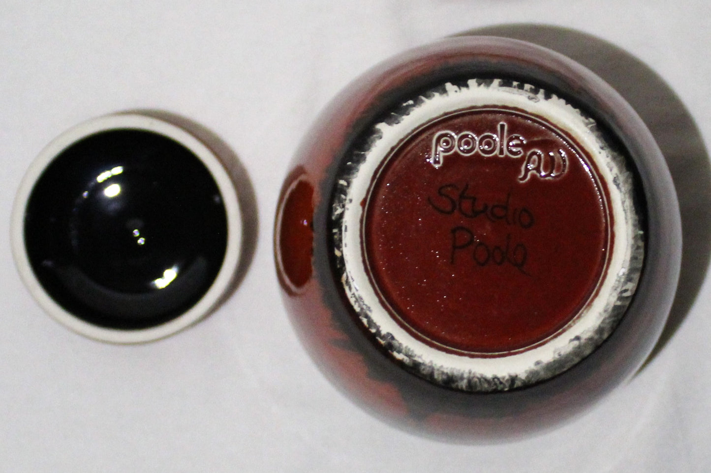 Hand-thrown, medium Ginger jar/Vase - African Sky design