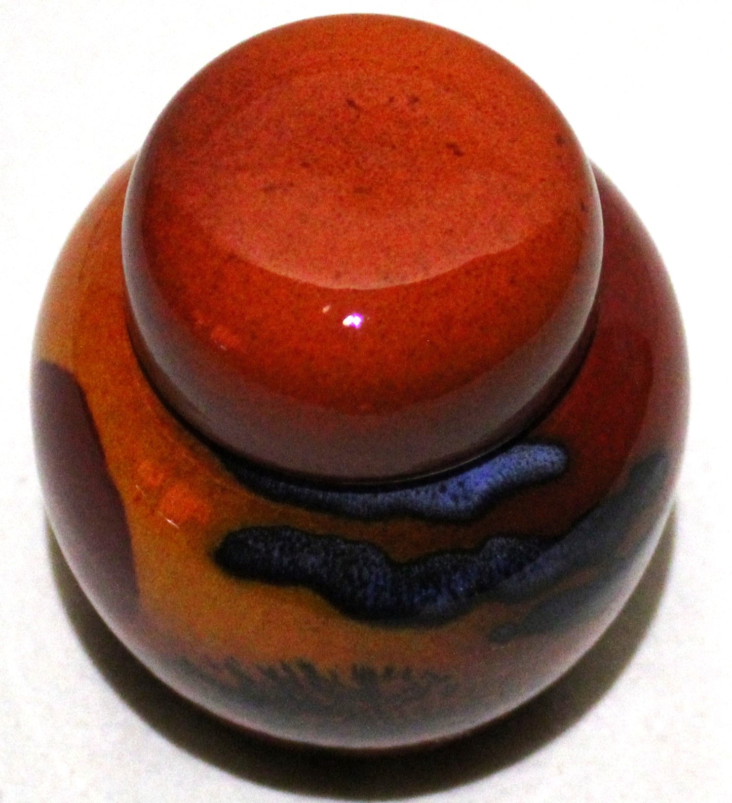 Hand-thrown Mini Ginger Jar - Studio Poole African Sky design