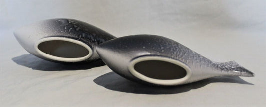 Pair of Poole Fish - Aura design