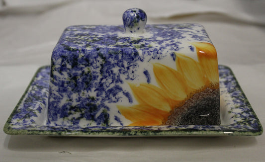 Bone China Butter Dish - Studio Poole Vincent design