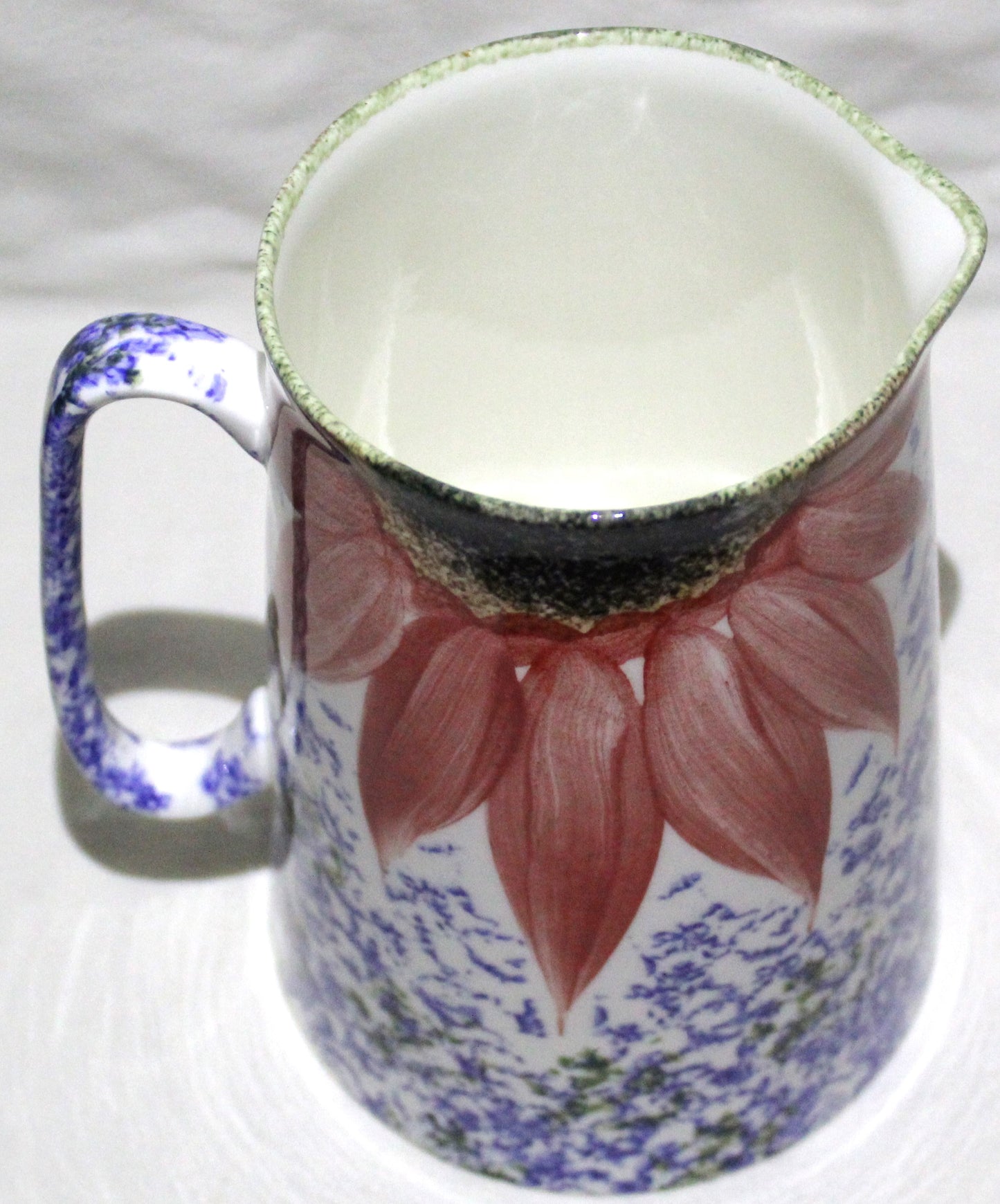 Bone China Pitcher - Studio Poole Vincent Red