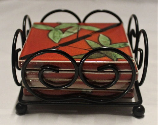 Coasters - Set of 4 - Studio Poole Bamboo design