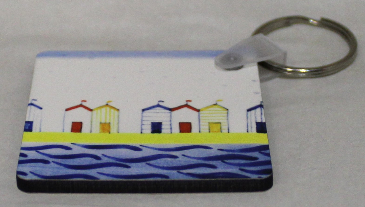 Keyring - Beach Huts
