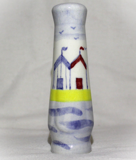 Ceramic Pull-Cord Handle - Beach Huts design