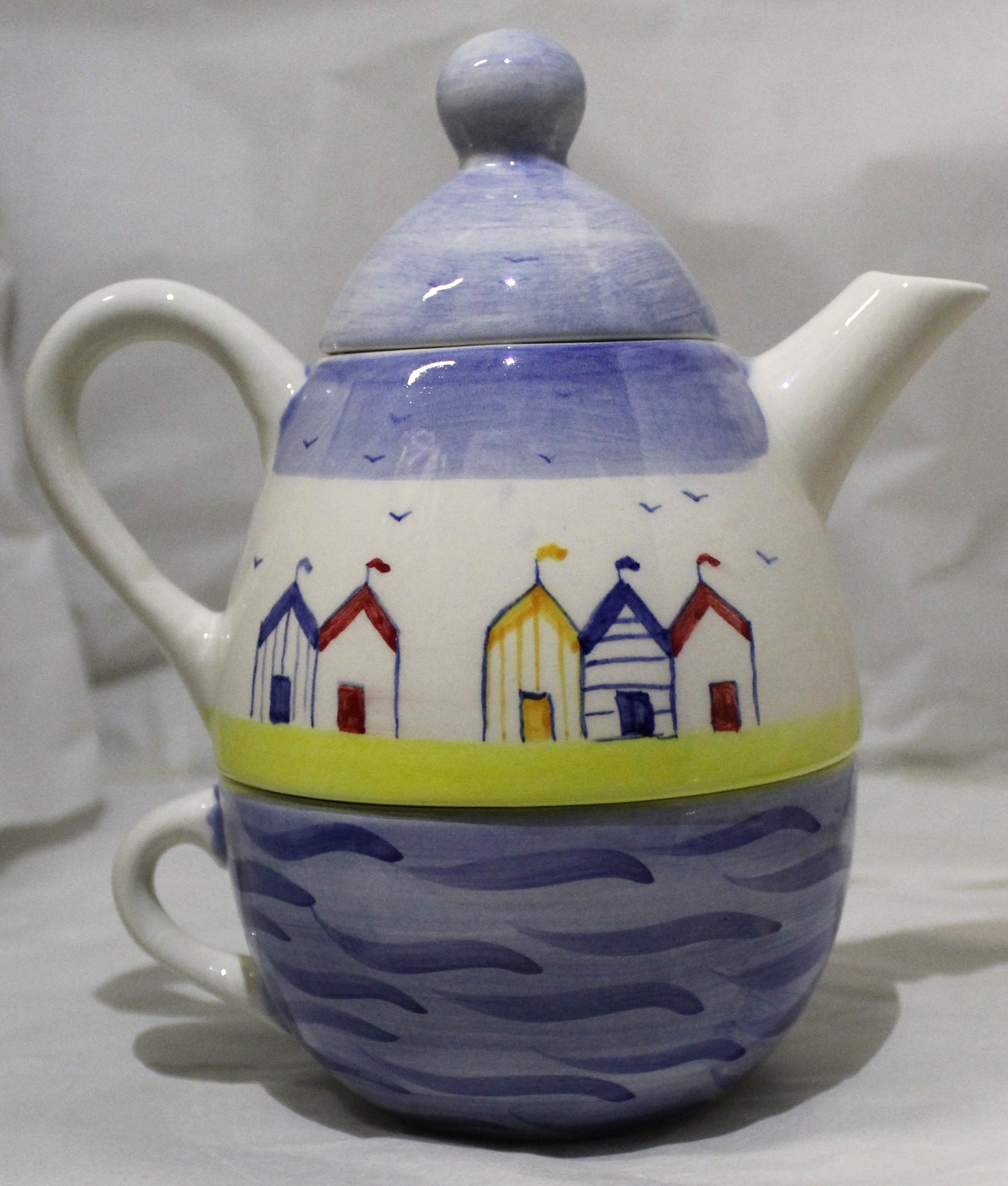 Tea-for-One - Studio Poole Beach Huts design