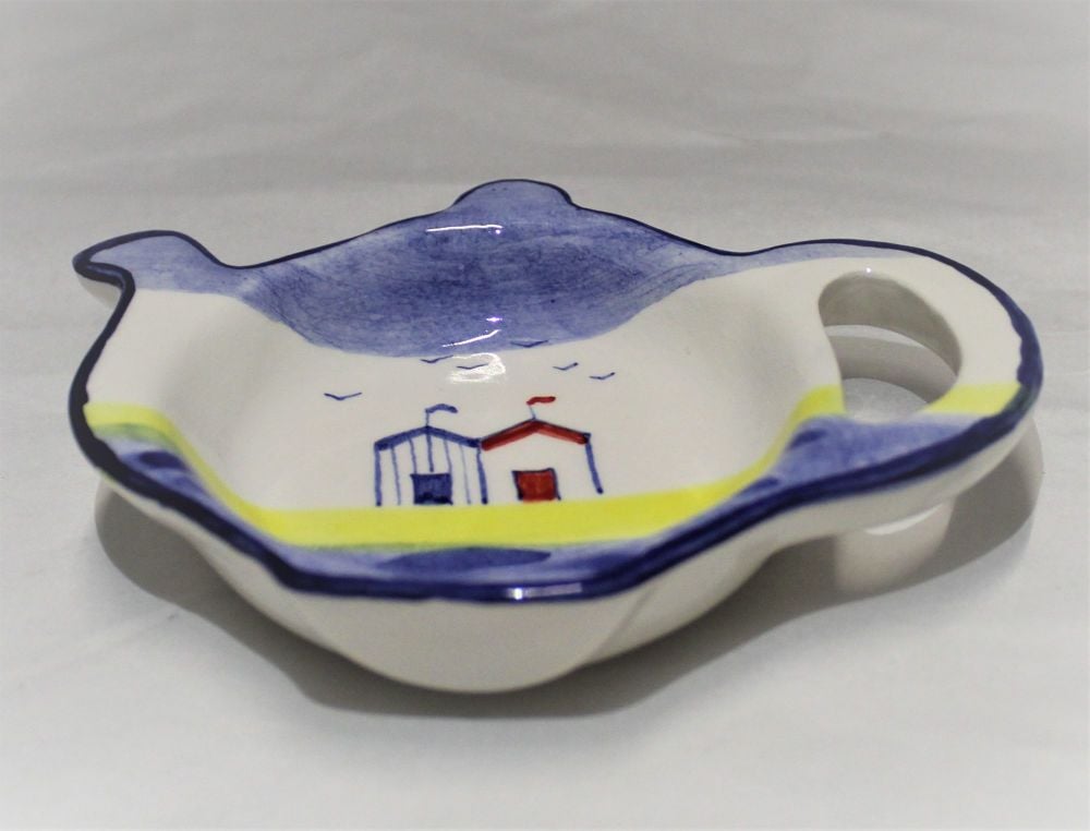 Tea Bag Tidy - Beach Huts design