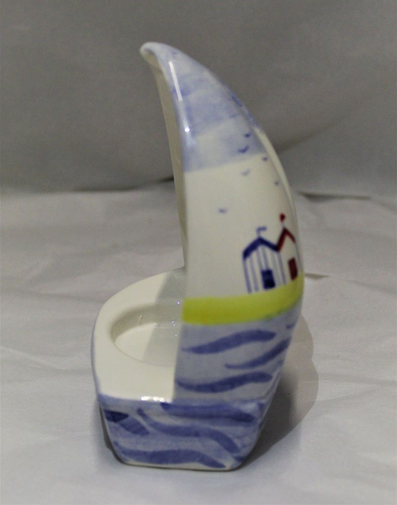 Tealight holder - Studio Poole Beach Huts design