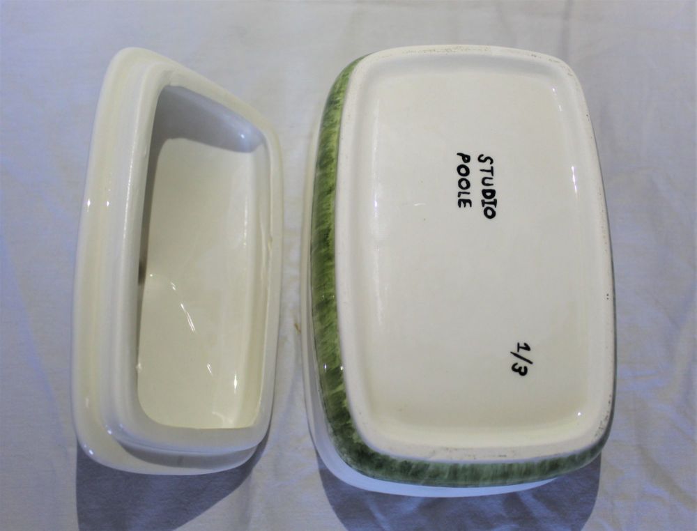 Butter Dish - Studio Poole Bees design