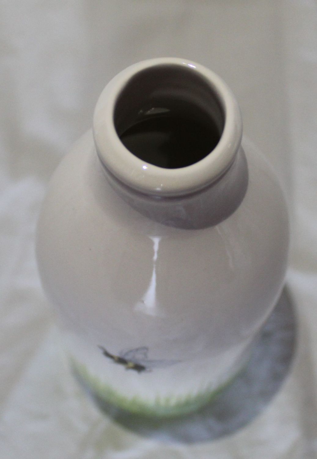 Milk Bottle Vase - Bees design