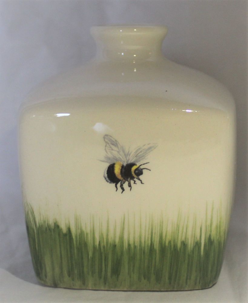 Square Bud vase - Bees design