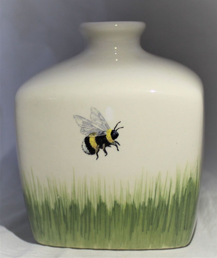 Square Bud vase - Bees design