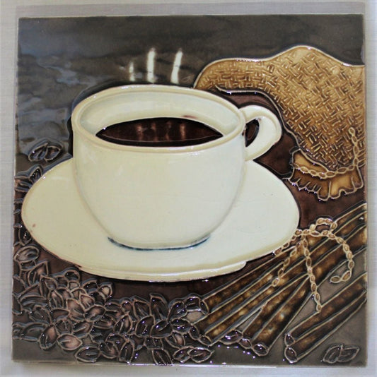 Ceramic Trivet - Coffee Beans