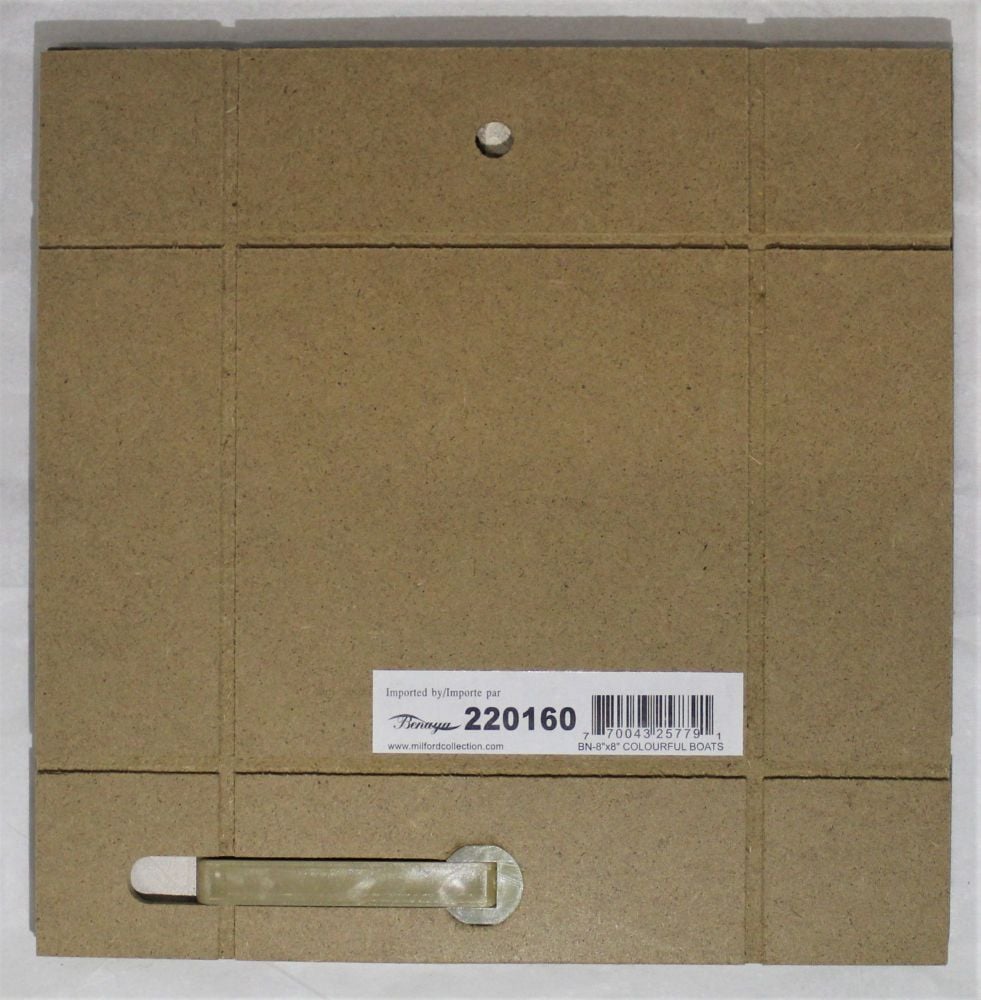 Ceramic Trivet - Colourful Boats