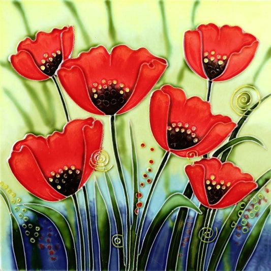 Ceramic Trivet - Poppy Group