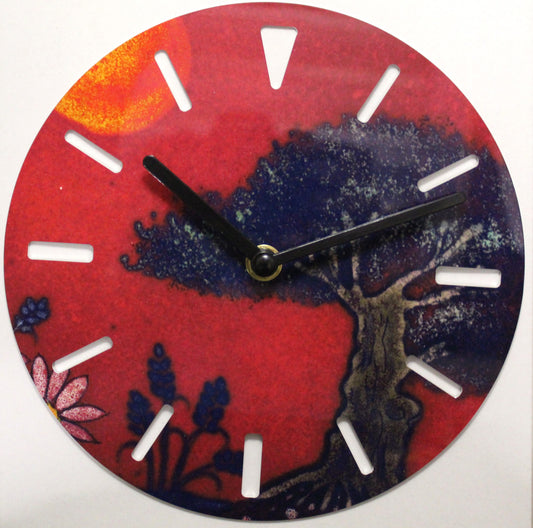 Sublimation Clock - Bonsai Tree design