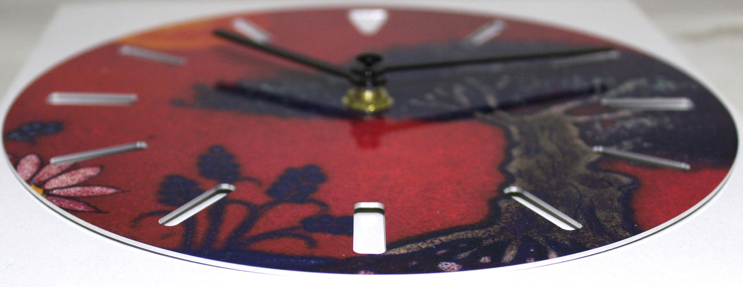 Sublimation Clock - Bonsai Tree design