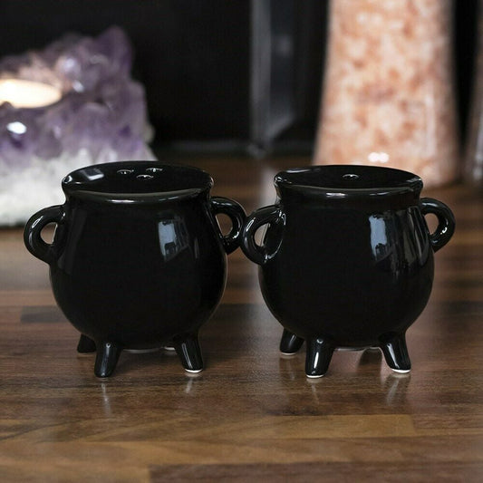 Cauldron Salt and Pepper Cruet Set