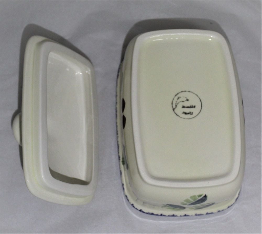 Butter Dish - Studio Poole Dorset Fruits design - Cherries
