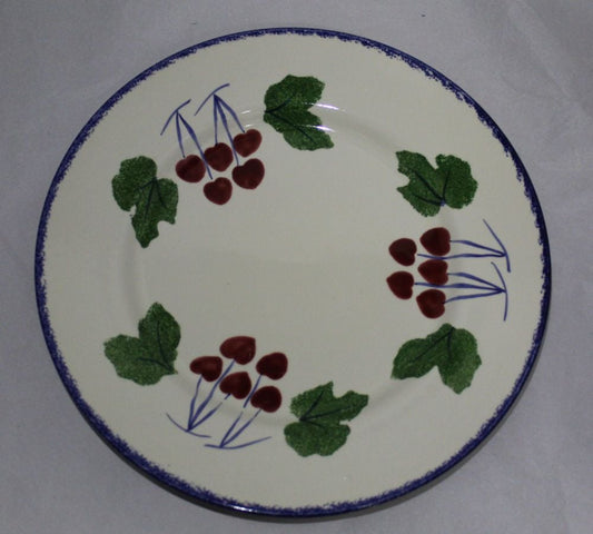 Dinner Plate - Dorset Fruits Cherries design