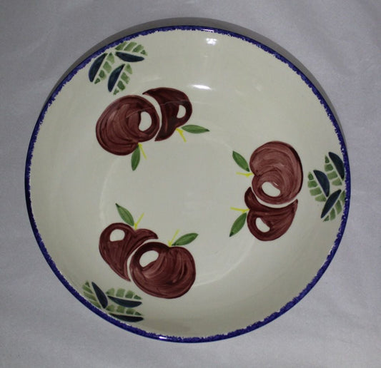 Pasta Bowl - Studio Poole Dorset Fruits Apples design