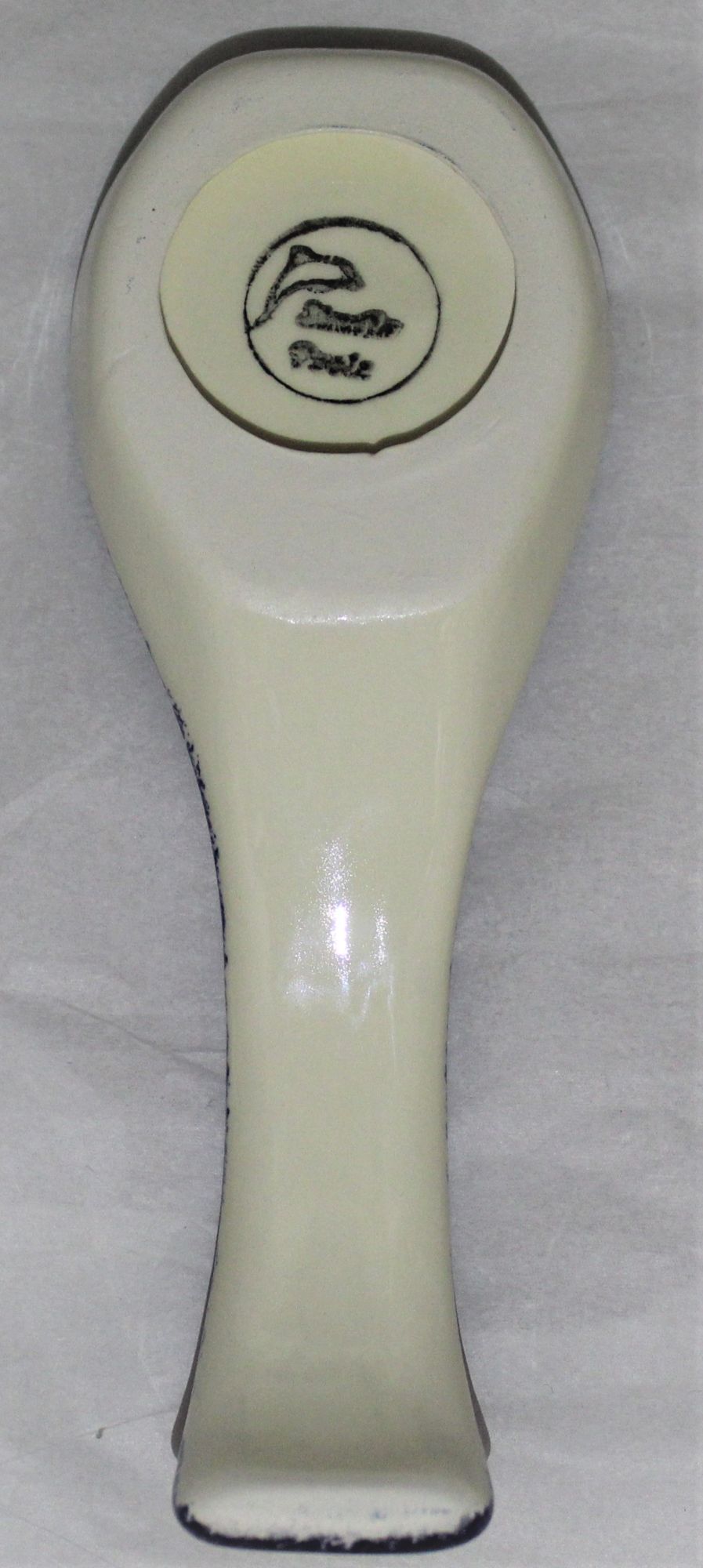 Small Spoon Rest - Studio Poole Dorset Fruits Grapes design