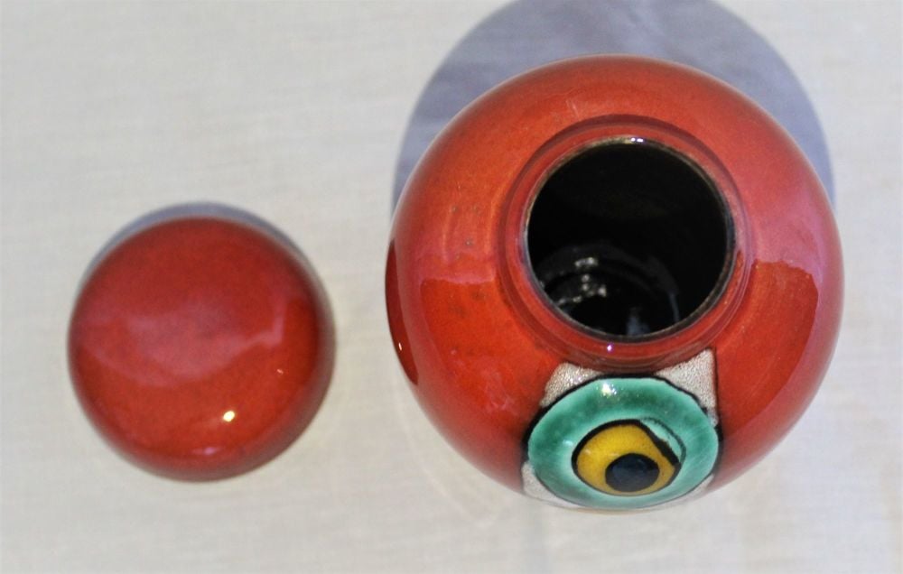 Small Ginger Jar - Eternity design Hand Thrown