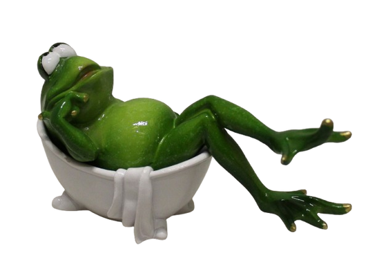 Comical Frogs - Bathtime
