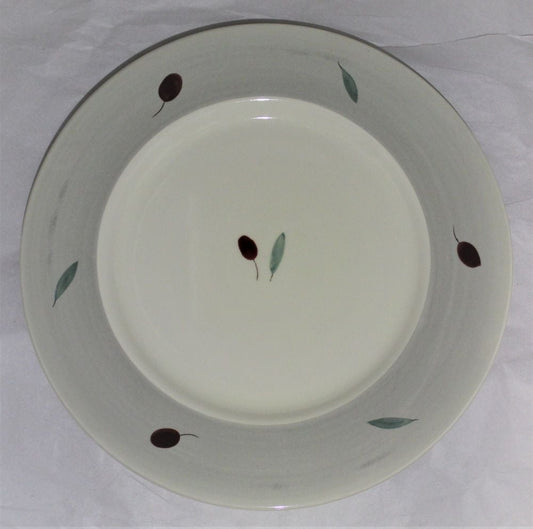 Dinner Plate - Grey Fresco design
