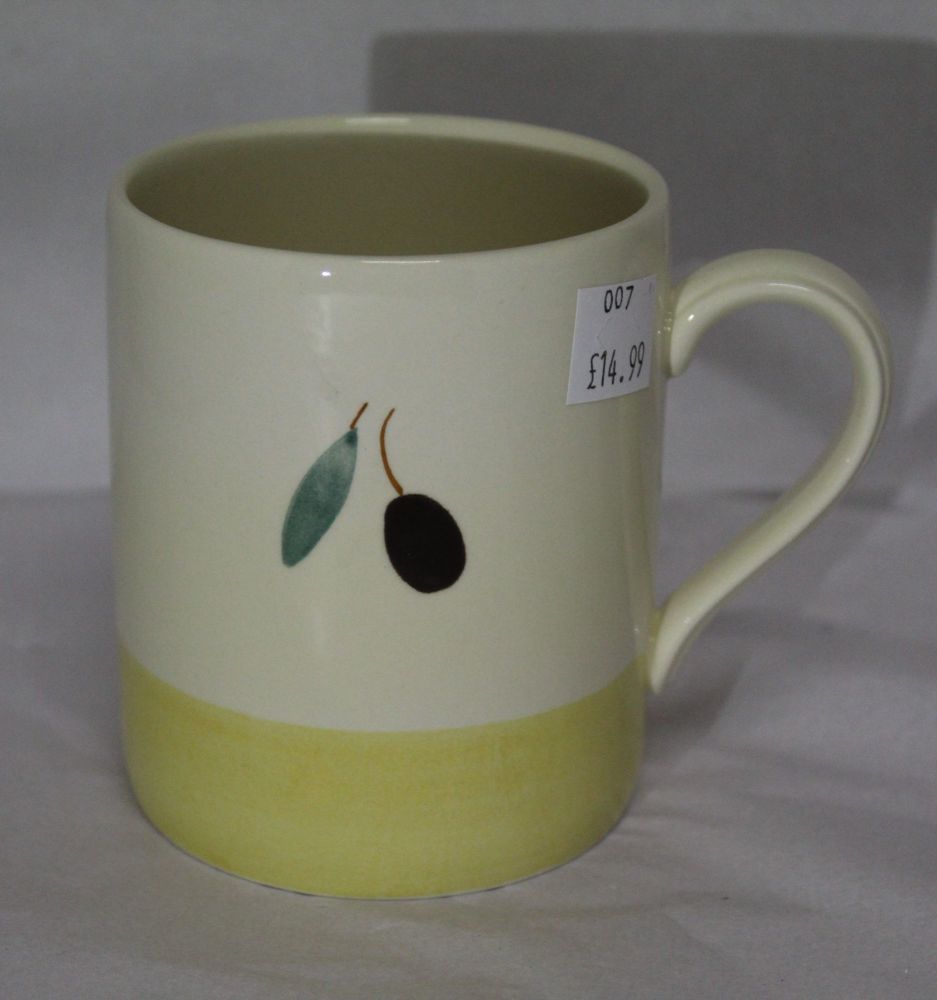 Mug - Yellow Fresco design