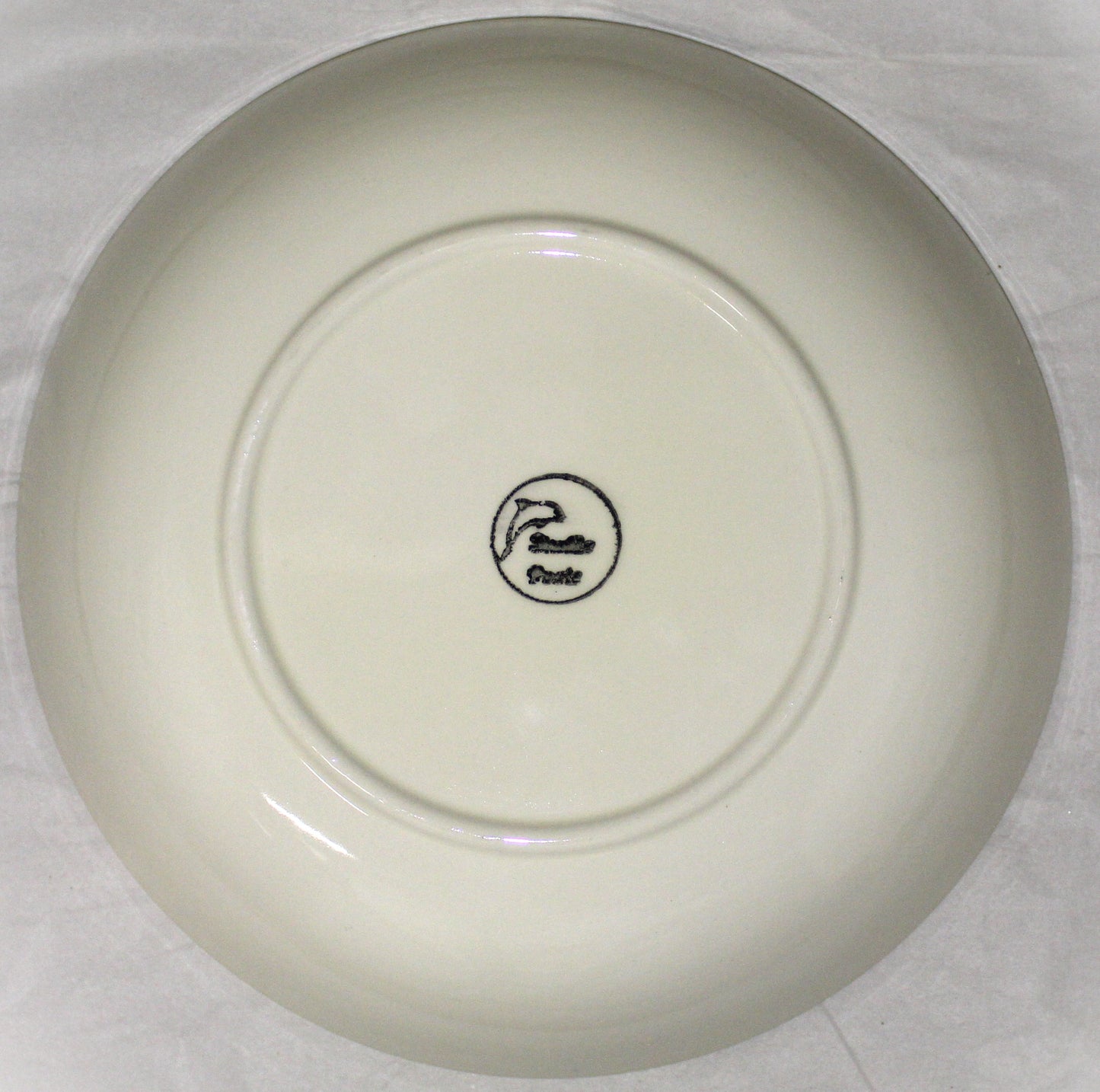 Pasta Bowl - Orange Fresco design (Also known as Red or Terracotta)