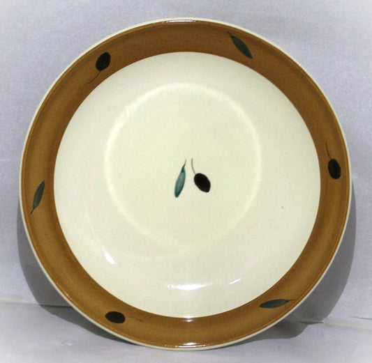 Pasta Bowl - Orange Fresco design (Also known as Red or Terracotta)