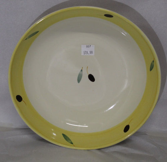 Pasta Bowl - Yellow Fresco design