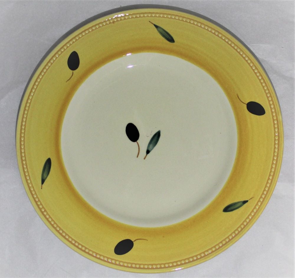 Side Plate - Yellow Fresco design