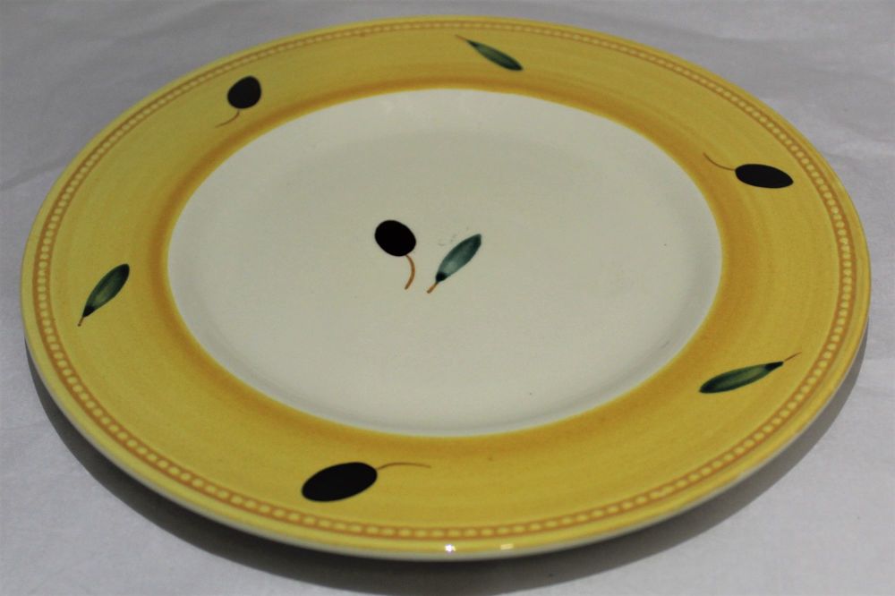 Side Plate - Yellow Fresco design