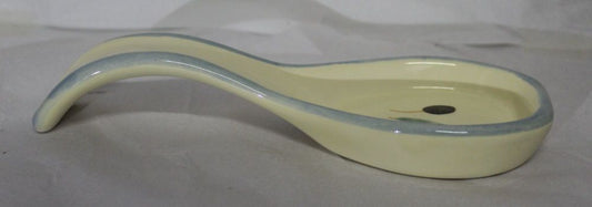 Small Spoon Rest - Blue Fresco design