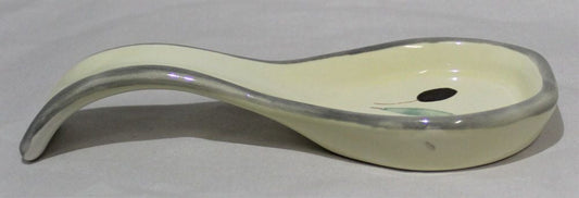 Small Spoon Rest - Grey Fresco design