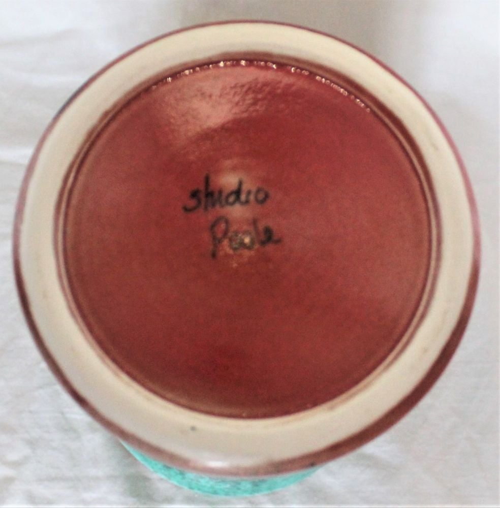 19cm Hand-thrown Vase - Gemstones design