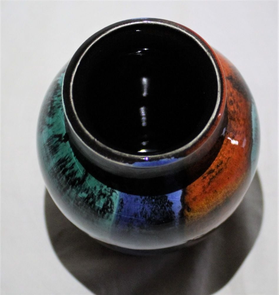 Hand-thrown, Gemstones Mini Roman Vase