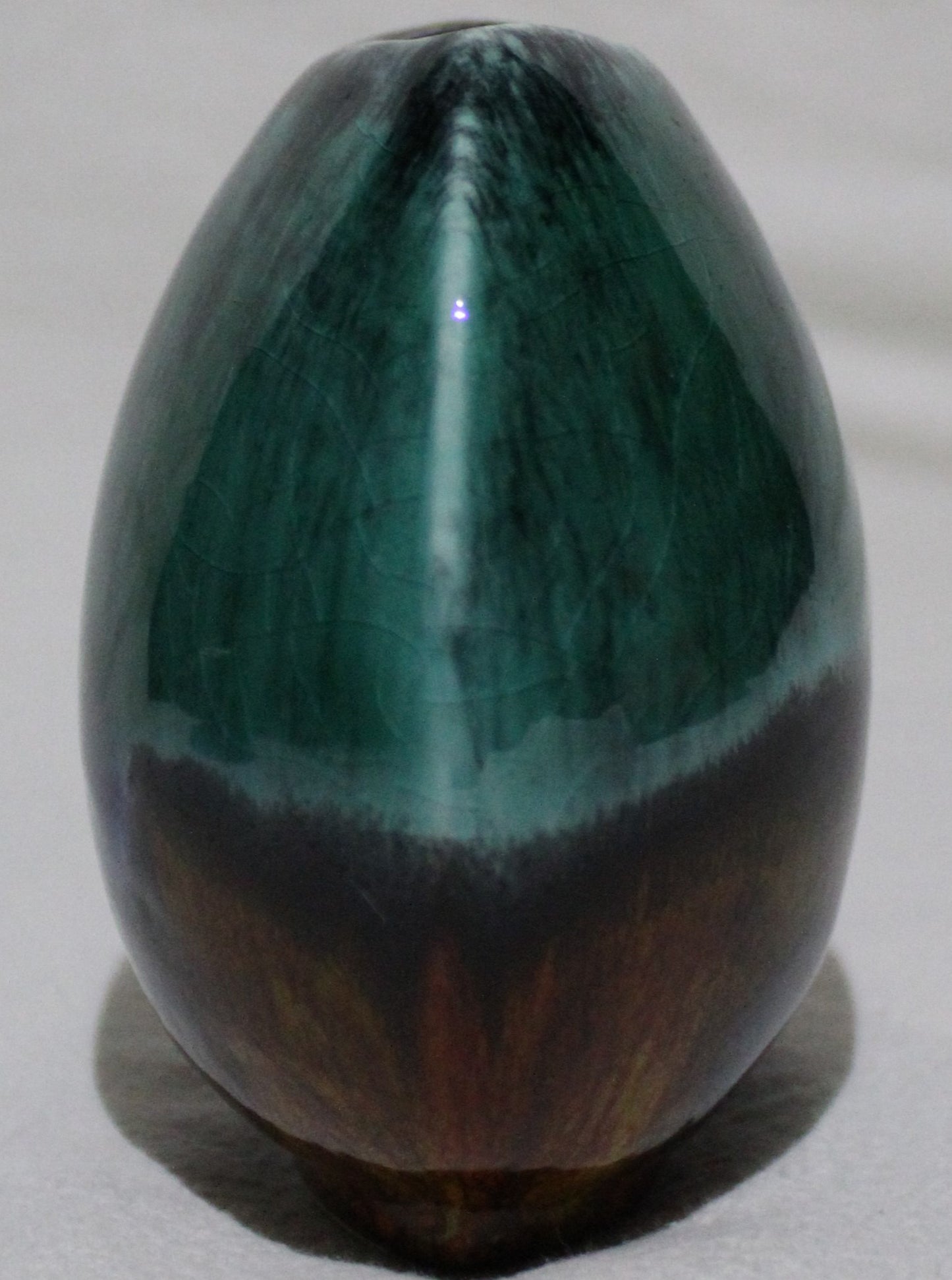 Hand-thrown, Mini Purse Vase - Gemstones design