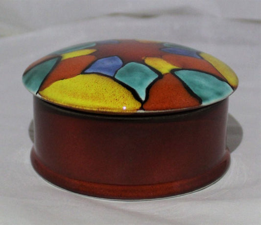 Large Trinket Box - Studio Poole Harlequin