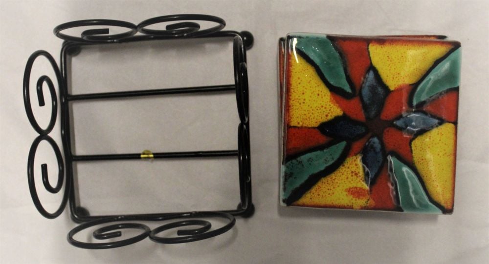 Coasters - Set of 4 - Studio Poole Harlequin design