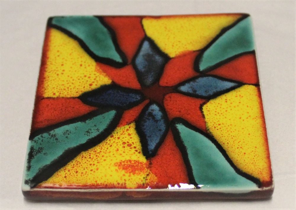 Coasters - Set of 4 - Studio Poole Harlequin design