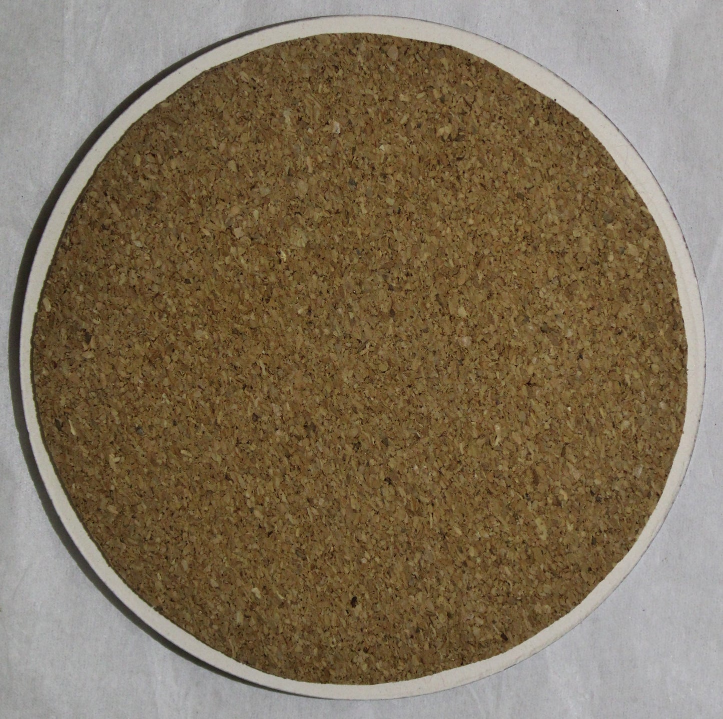 Ceramic hand painted coaster cork backed for protection - Studio Poole Himalayan Poppy