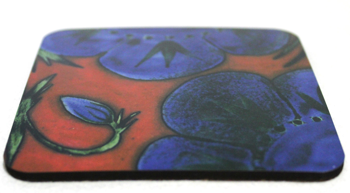MDF Coaster - Studio Poole Himalayan Poppy design