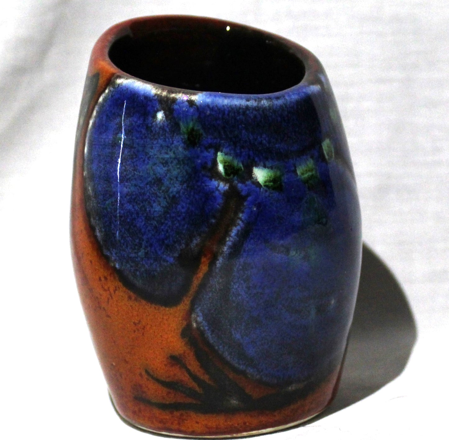 Hand-thrown, Mini Vase - Himalayan Poppy design