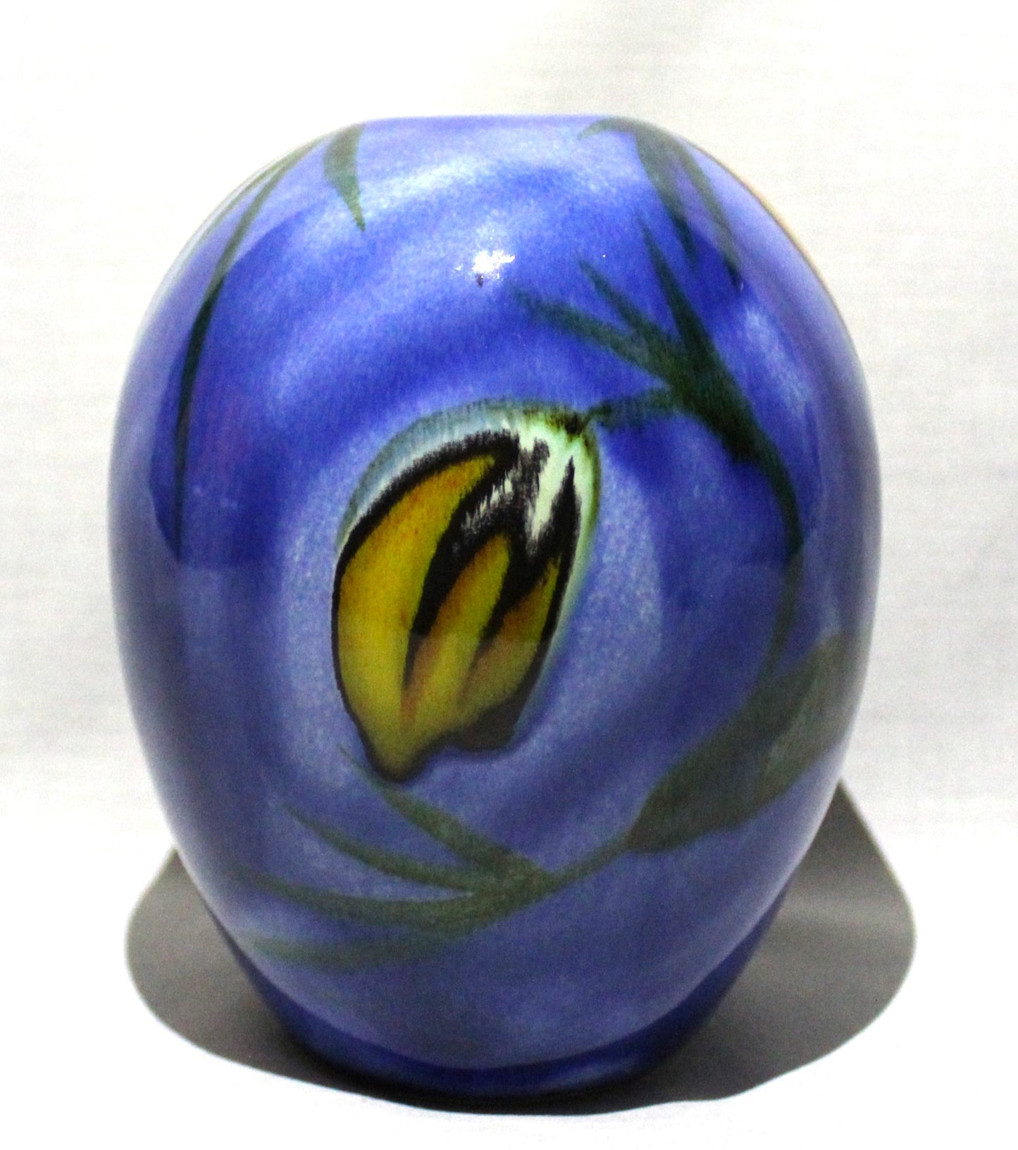 Ostrich egg Vase - Studio Poole Wild Poppy