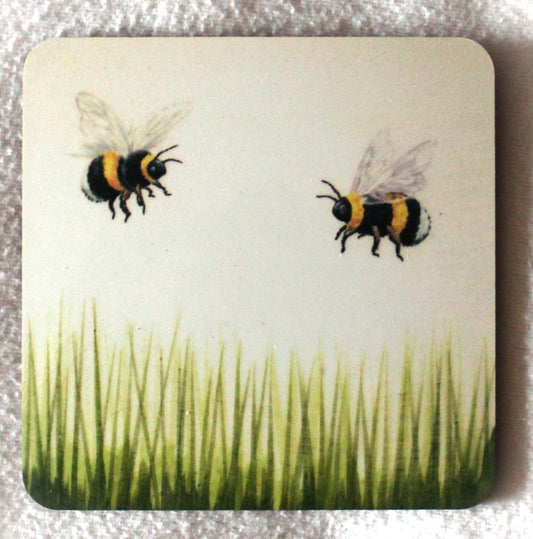MDF Wooden Coaster - Studio Poole Bees design